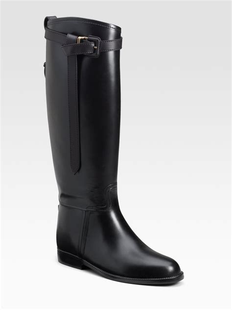 burberry rubber riding boot